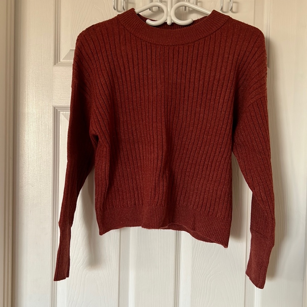 cute slightly cropped sweater